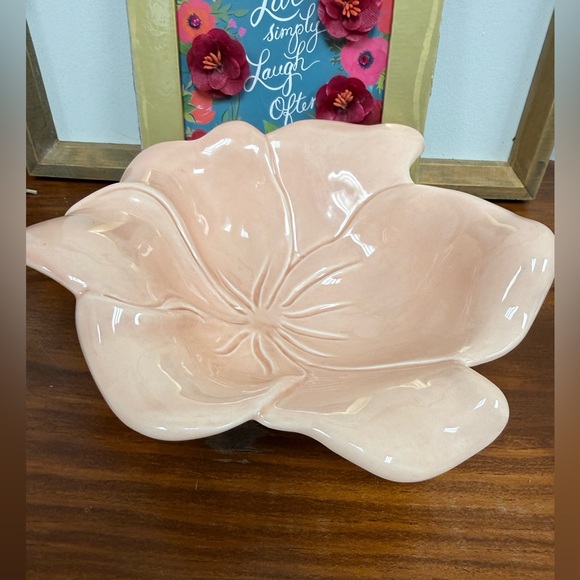 Mikasa Other - Victor Carranza Mikasa Floral Pink Flower-Shaped Ceramic Bowl Made in Japan